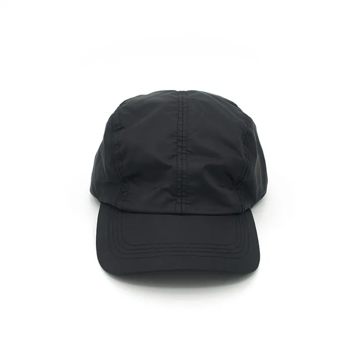 Gorras de poliéster negras