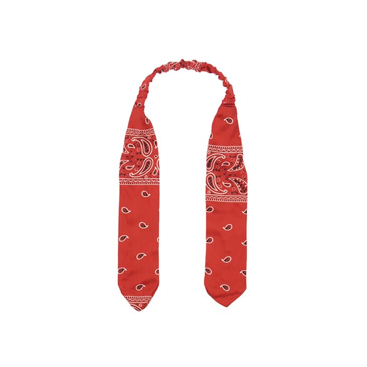 Bufandas de poliéster de color rojo brillante