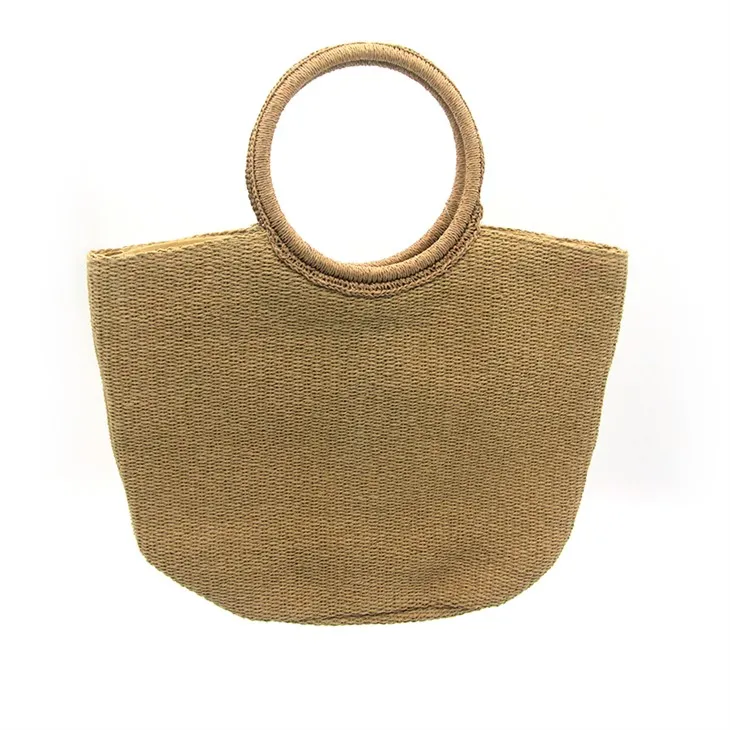 Bolsas de papel tejidas a crochet personalizadas