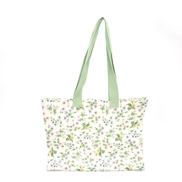 Bolsas medianas con motivos florales