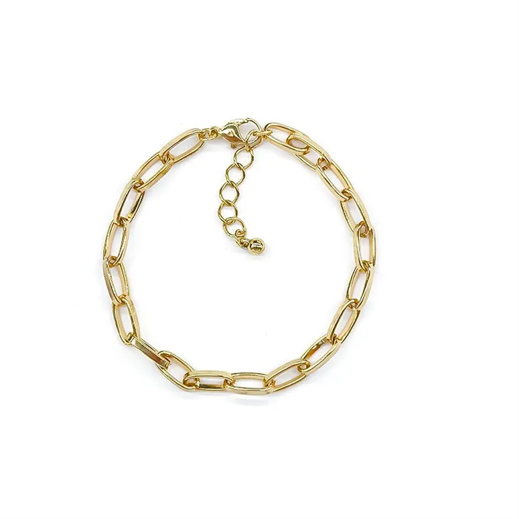 Pulsera hinchada de oro